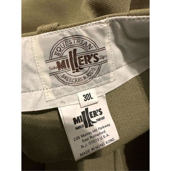 NEW WITH TAGS Millers Womens Riding Breeches SIZE 30L khaki - Picture 3 of 4
